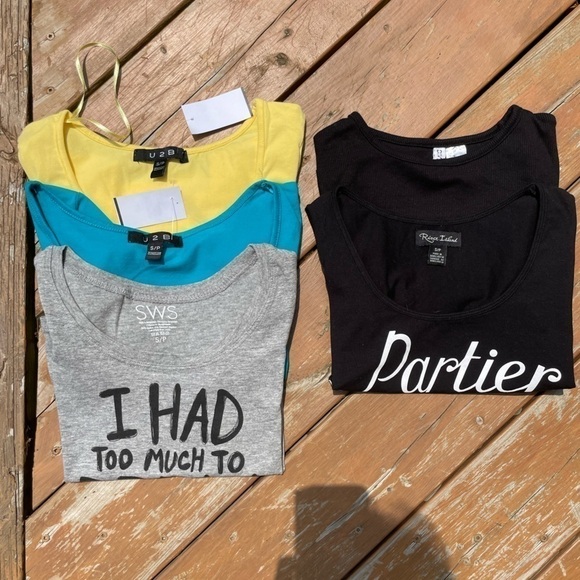 Crop Top Bundle - 5 Cropped T-Shirts - Picture 7 of 8